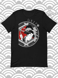 Ukiyo Streetwear Black Seductive Geisha T-Shirt
