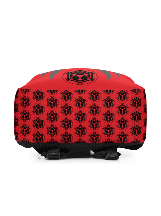 Ukiyo Streetwear Japanese Red Daruma Backpack