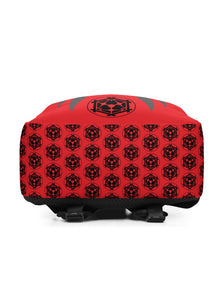 Ukiyo Streetwear Japanese Red Daruma Backpack