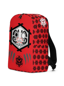 Ukiyo Streetwear Japanese Red Daruma Backpack