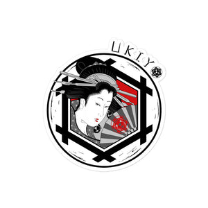 Ukiyo Streetwear Geisha Fan Dance Decal