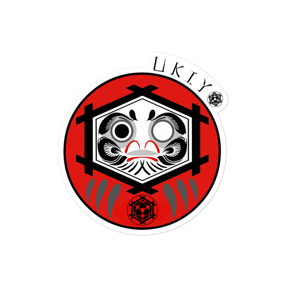 Ukiyo Streetwear Red Daruma Decal