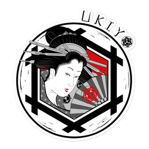 Ukiyo Streetwear Geisha Fan Dance Decal