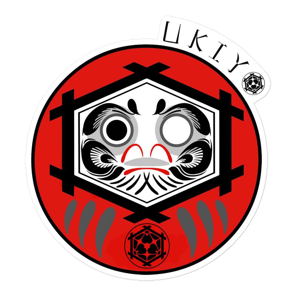 Ukiyo Streetwear Red Daruma Decal