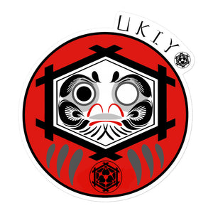 Ukiyo Streetwear Red Daruma Decal